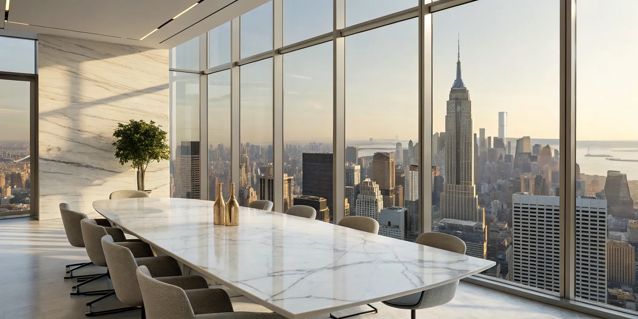 A modern conference room for high-net-worth succession planning services.